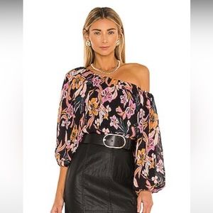 House Of Harlow x Revolve Floral Celine Top